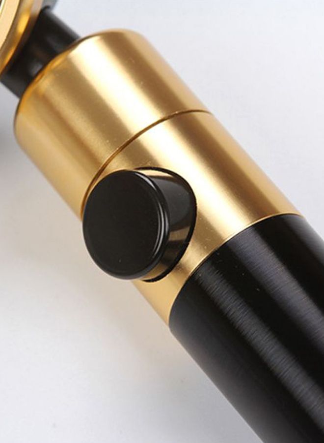 Rotatable Shower Head Black/Gold 26.5cm  - Image 3