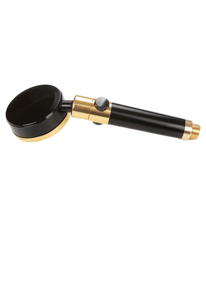 Rotatable Shower Head Black/Gold 26.5cm  - Image 1