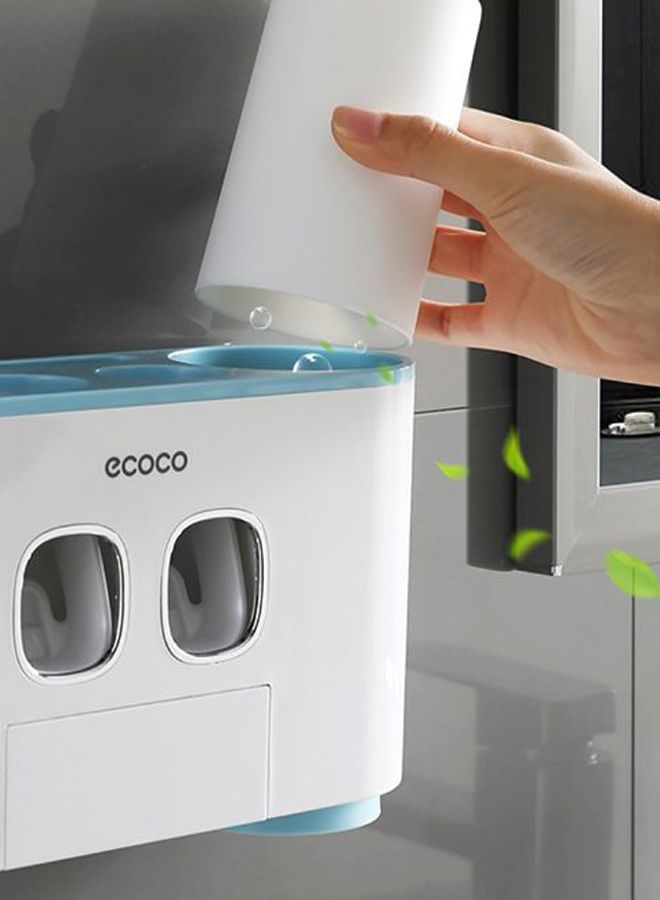 ecoco Wall-Mounted Toothbrush Holder White 26centimeter - Image 2