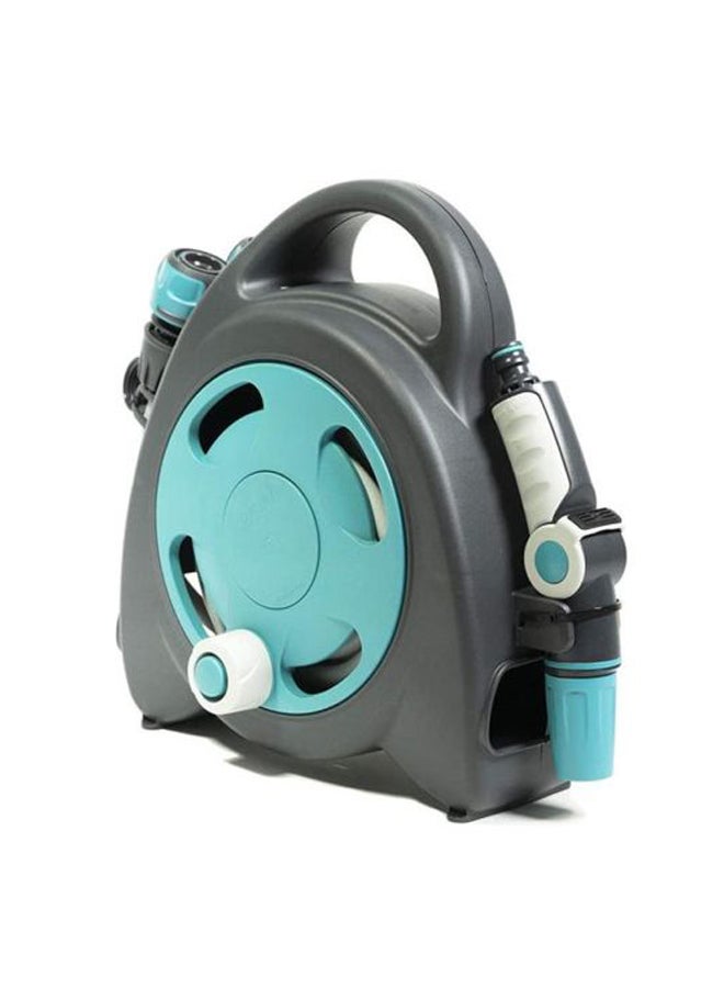 Generic Retractable Gardening Water Hose Blue/Black/Grey 36x14x36cm - Image 2