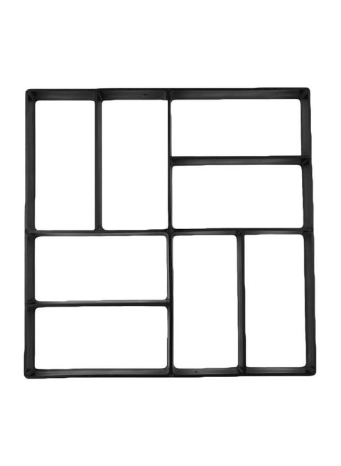 Concrete Cement Stone Design Paver Walk Mould Black 40x40centimeter