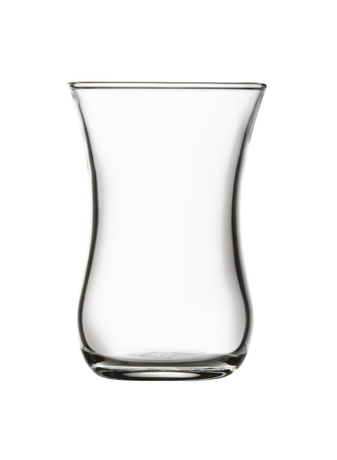 باساباتشي طقم أكواب شاي كانديلي من 6 قطع شفاف 90ملليلتر