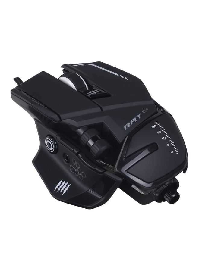 Mad Catz - R.A.T. 6+ Wired Optical Gaming Mouse Black - Image 1