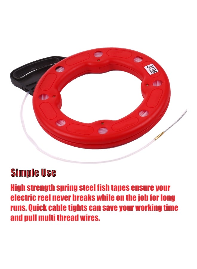 Generic Fiberglass Fish Tape Reel Puller 30meter 30meter  - Image 2