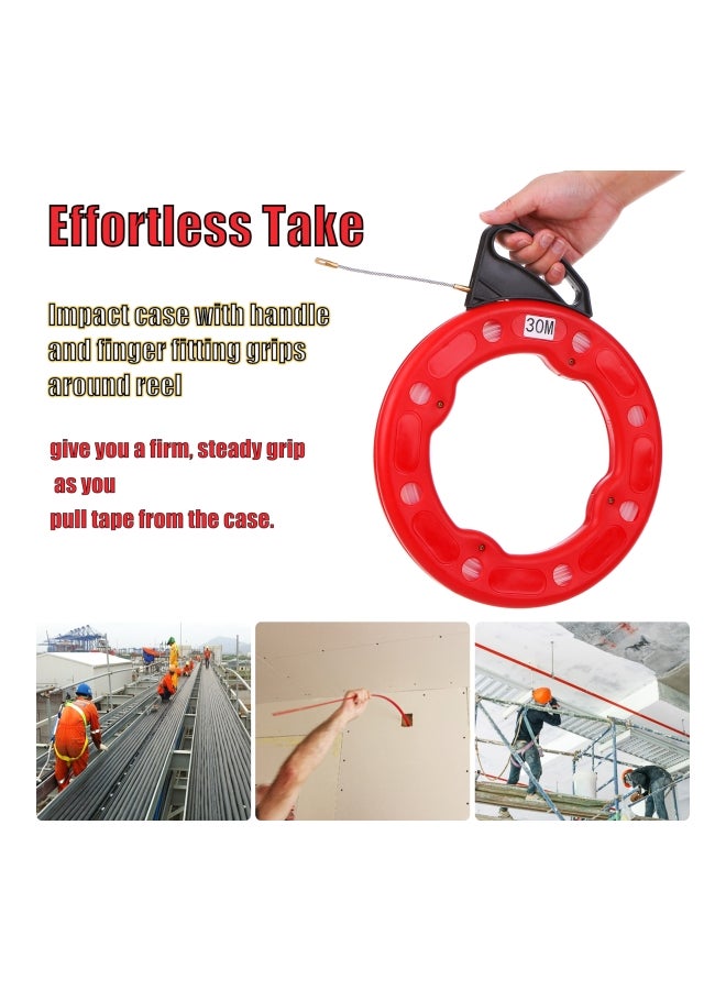 Generic Fiberglass Fish Tape Reel Puller 30meter 30meter  - Image 5