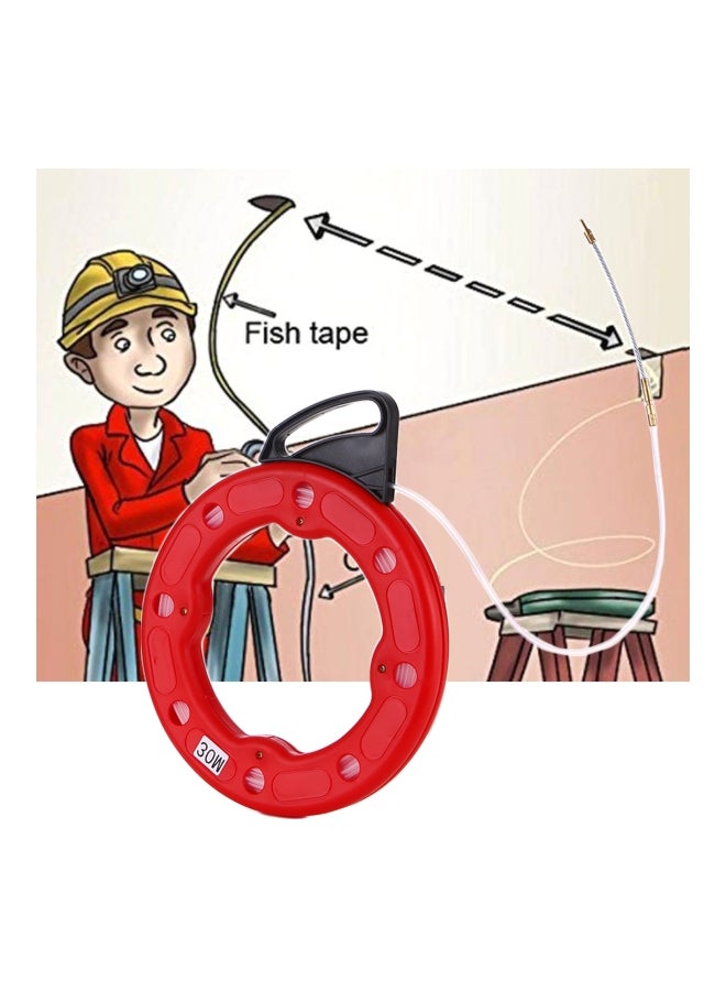 Generic Fiberglass Fish Tape Reel Puller 30meter 30meter  - Image 3