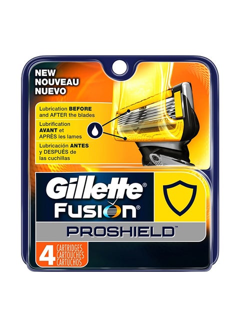 Fusion Proshield Razor Blade Refills, Count 4 Multicolour 24grams