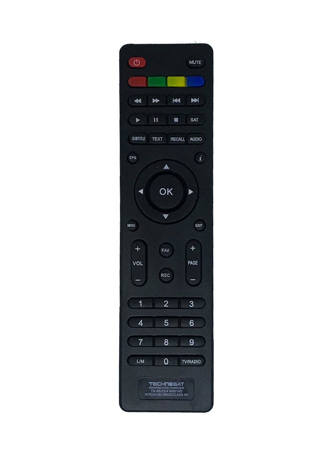 Technosat Smart TV Remote Control Black 
