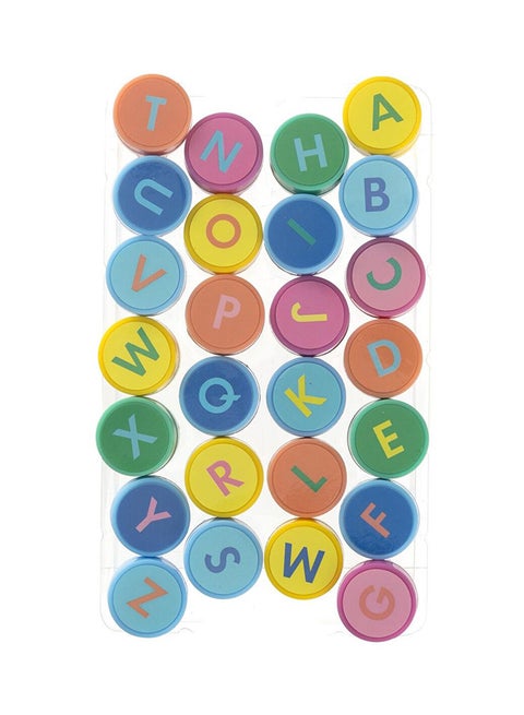 26-Piece Stamps Set Multicolour