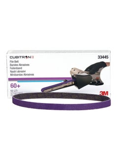 3M 10-Piece Cubitron II File Belt Set Purple 