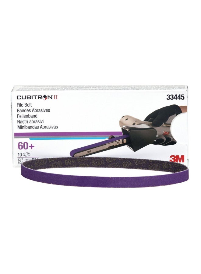 3M - 10-Piece Cubitron II File Belt Set Purple - Image 1