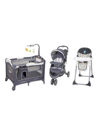 EZ Ride 5 Stroller With Nursery Center And High Chair - Grey/White - v1592801259/N37075458A_1