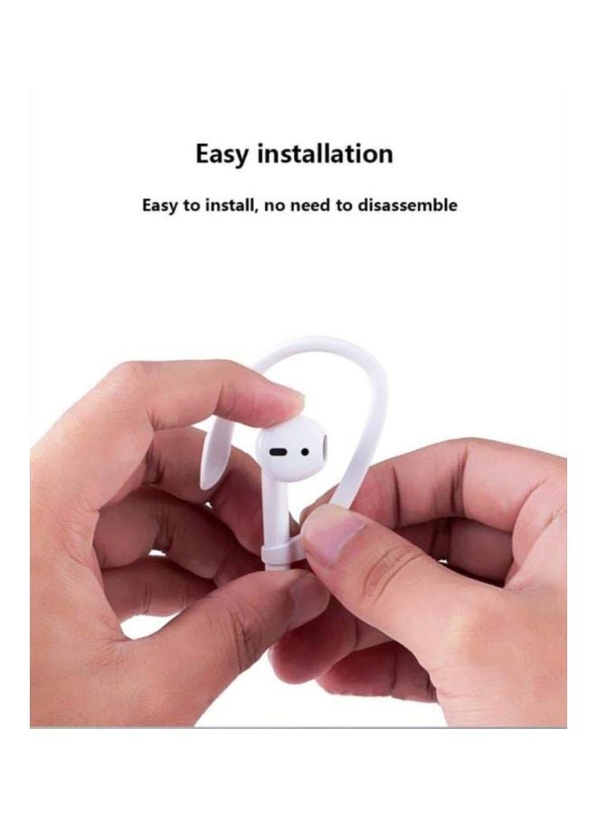 INEIX - Protective Soft Hook For Apple AirPods White - Image 1