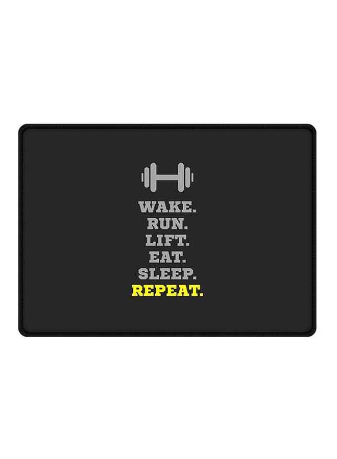 Stylizedd Routine Mouse Pad With Non Slip Rubber Base Multicolour