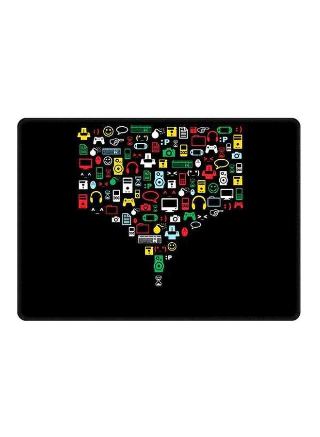 Stylizedd Convergence Mouse Pad With Non Slip Rubber Base Multicolour