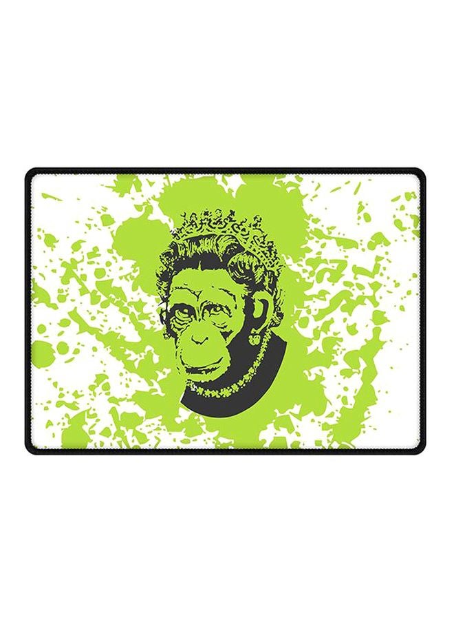 Stylizedd Ape Queen Mouse Pad With Non Slip Rubber Base Multicolour