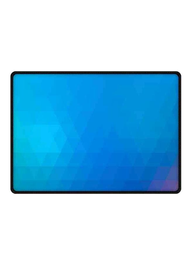 ستايلايزد لوحة ماوس بطبعة تعبر عن المحيط بنمط منشور ومزودة بقاعدة مطاطية مضادة للانزلاق أزرق