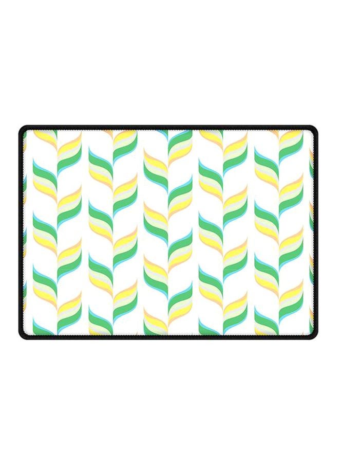 Stylizedd Retro Leaves Rubber Base Gaming Mouse Pad Multicolour