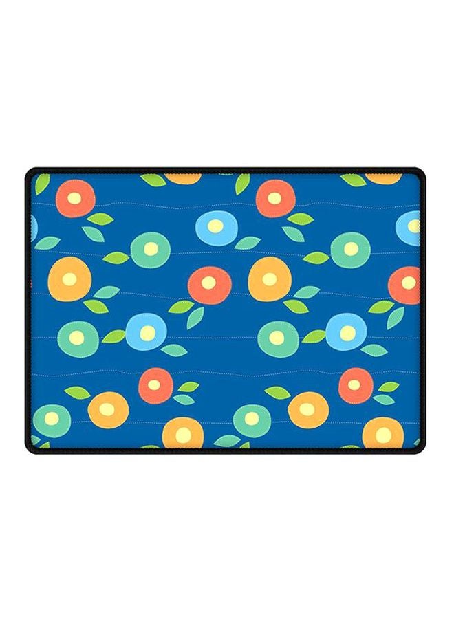 Stylizedd Floral Bubbles Rubber Base Gaming Mouse Pad Multicolour
