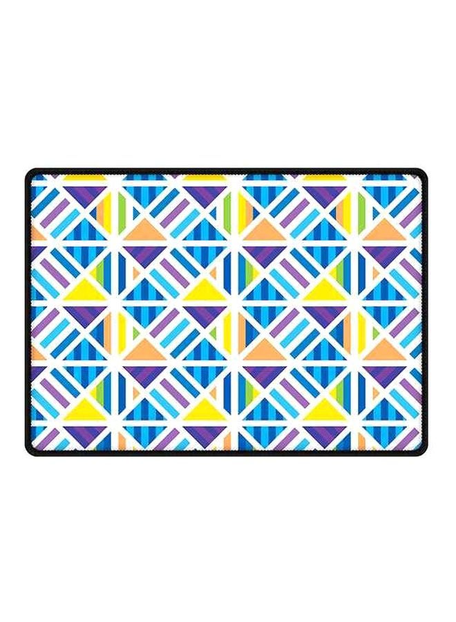 Stylizedd Greek Tiles Rubber Base Gaming Mouse Pad Multicolour