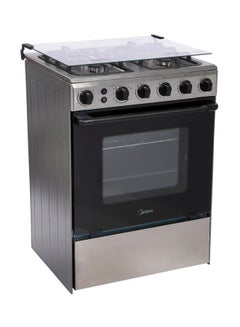 Stainless Steel Gas Burner Oven BME62058 FFD Silver/Black