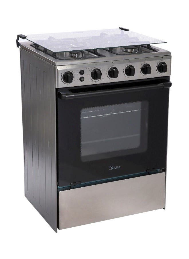 Midea - Stainless Steel Gas Burner Oven BME62058 FFD Silver/Black - Image 1