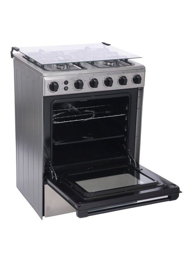 Midea - Stainless Steel Gas Burner Oven BME62058 FFD Silver/Black - Image 1