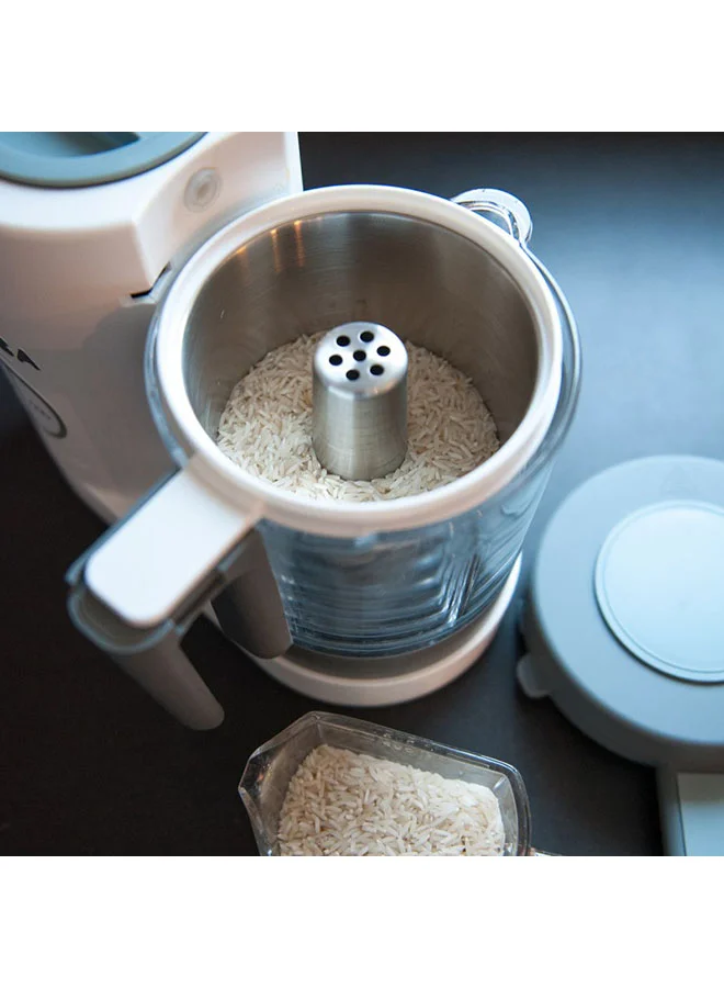 BEABA Pasta - Rice Cooker, Cooking Basket/Bowl, Babycook Accessory, Babycook Neo Compatible, Capacity 750G, Easy To Clean, Inox