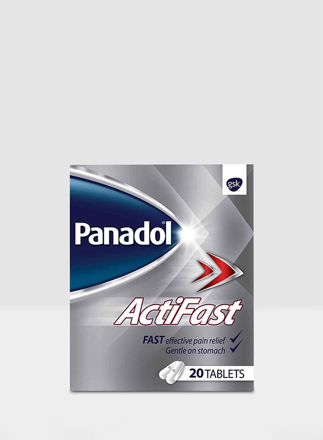 Panadol - Actifast Fast Relief Tablets, Count 20 - Image 1