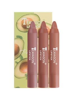TEAYASON 3-Piece Matte Velvet Lipstick Pink  - Image 2