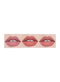 TEAYASON 3-Piece Matte Velvet Lipstick Pink  - Image 3