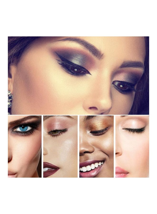 TEAYASON 9-Colour Pearlescent Matte Glitter Eyeshadow Palette Pigment 01 - Image 2