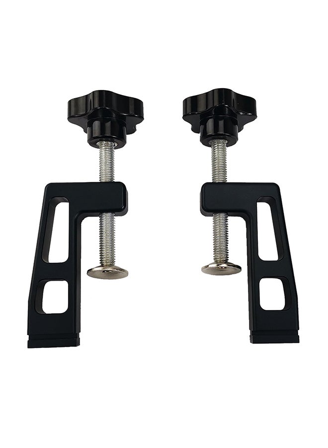 2-Piece Professional Woodworking  G Clip Clamp Black 