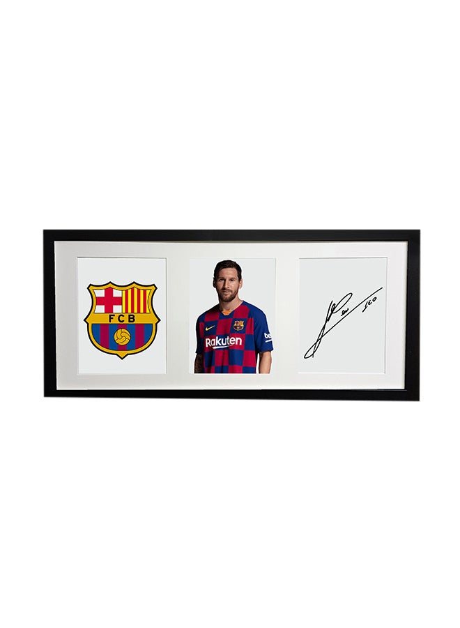 Boomah Accessories - Messi Autographed Framed Poster Multicolour - Image 1