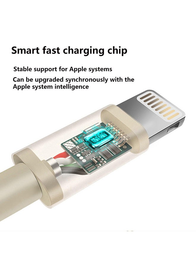 Original Tpe Micro USB Data Cable For Apple iPhone Gold - Image 3