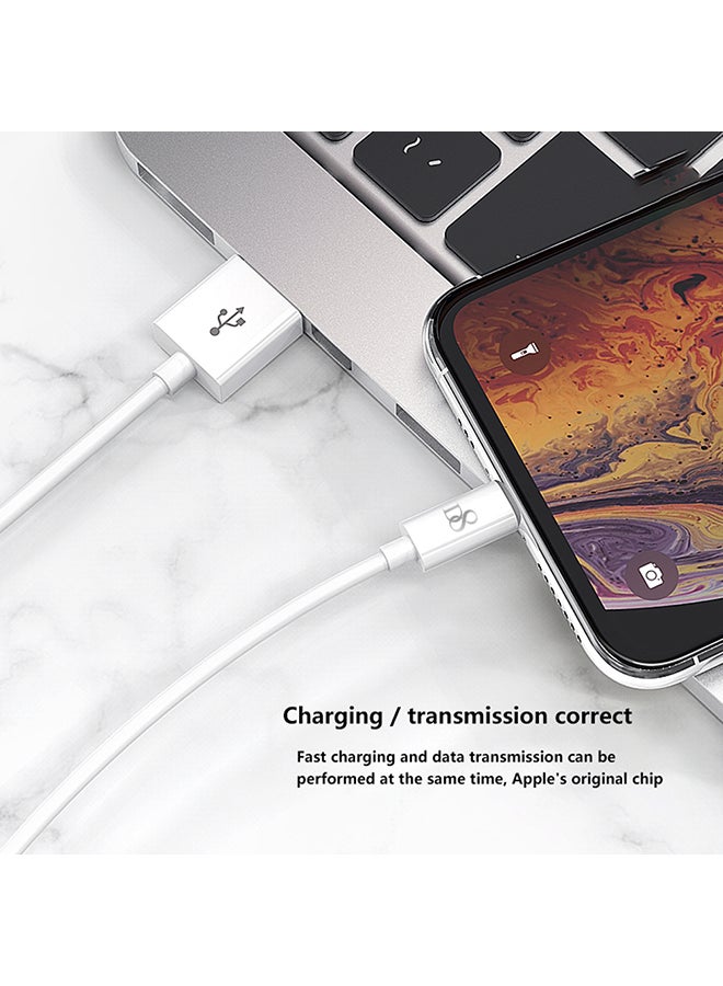 Original Tpe Micro USB Data Cable For Apple iPhone White - Image 4