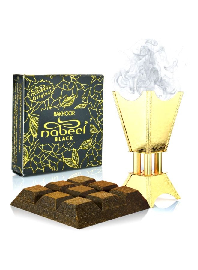 Nabeel - Bakhoor Burning Incense Black Brown 40grams - Image 1