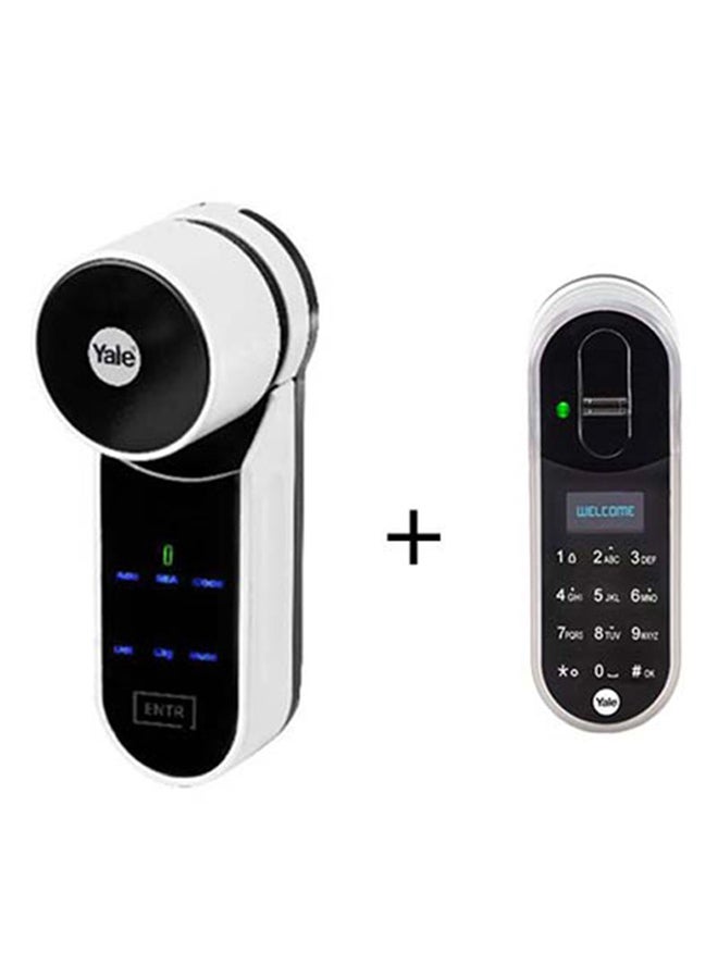 Yale Fingerprint Wall Reader For ENTR Door Lock Black  - Image 4
