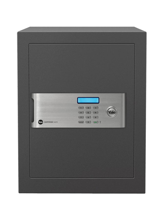 Yale - Secure Designed Battery Powered Office Safe With Digital Pin Keypad And Override Keys Black - Image 1