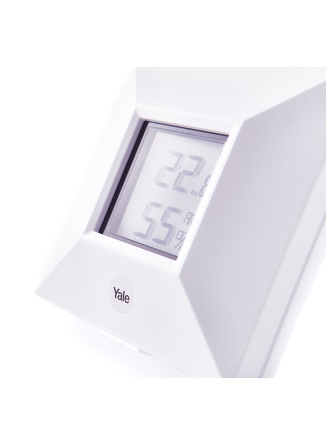 Yale - Room Temperature Alarm And Humidity Sensor White - Image 1