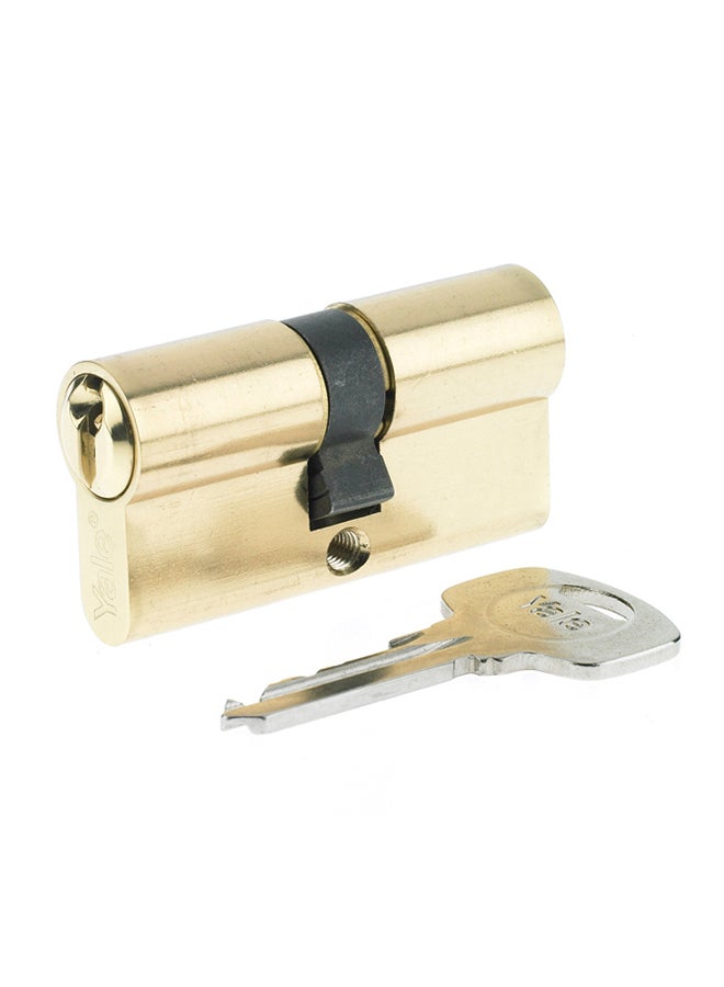 Double Cylinder Door Lock 10-0502-3030-00-02-01 Polished Brass - v1592825423/N37736113A_2