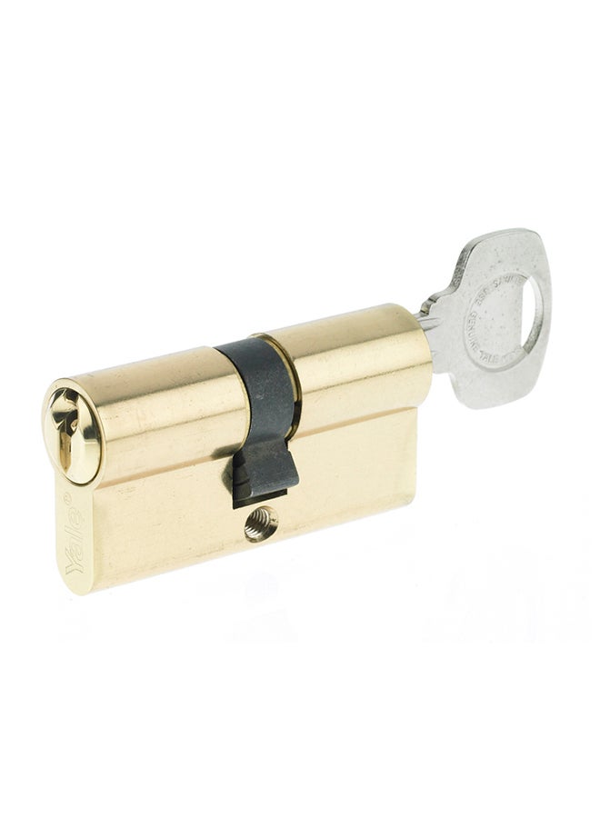 Yale Double Cylinder Door Lock 10-0502-3030-00-02-01 Polished Brass  - Image 3