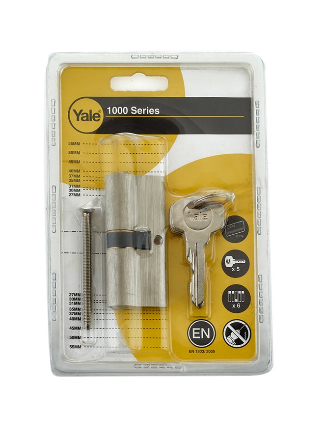 Yale Double Cylinder Door Lock 10-0502-3535-00-22-01 Satin Nickel  - Image 3