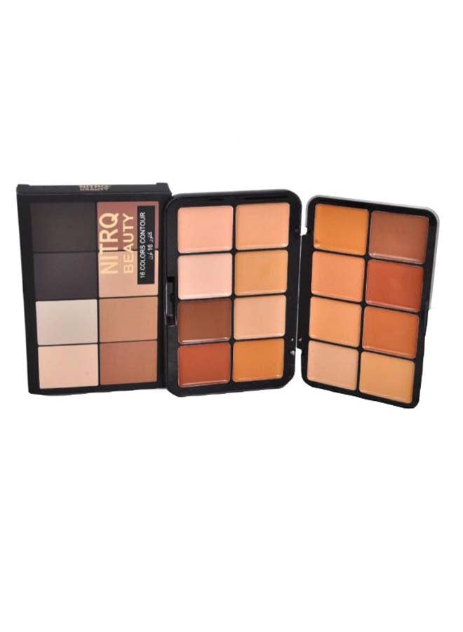 Nitrq Beauty Professional Contour Palette Multicolour