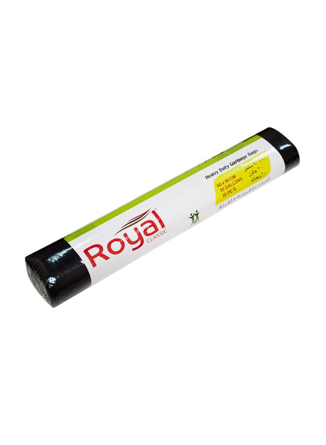 Royal Classic - 20-Piece Trash Bag Black - Image 1