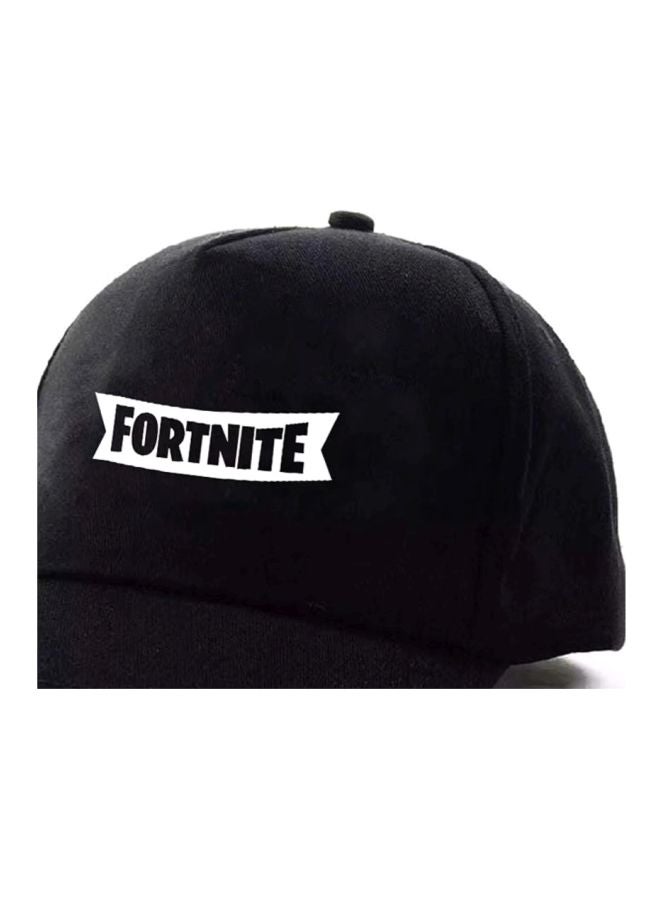 قبعة مطبوع عليها كلمة "Fortnite" أسود/ أبيض - Image 3