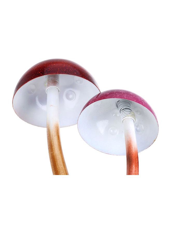 TOOARTS Indoor And Outdoor Decoration Mushroom Ornament Red/Gold/White 8.3x11.8inch - Image 4