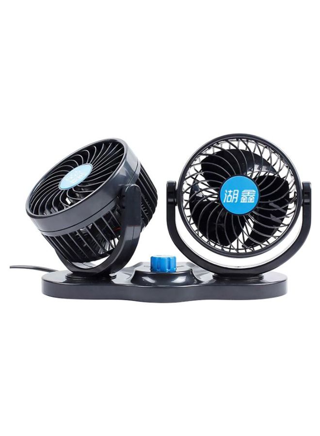 Generic Portable USB Charging Dash Mount Dual Fan
