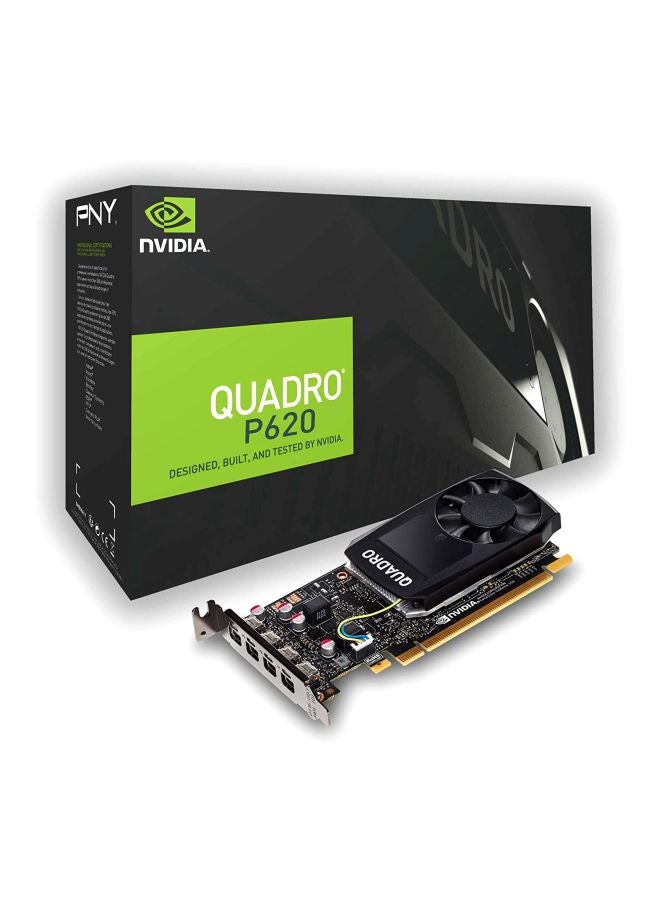 بي إن واي بطاقة رسومات كوادرو P620 أسود/ أصفر - Image 3