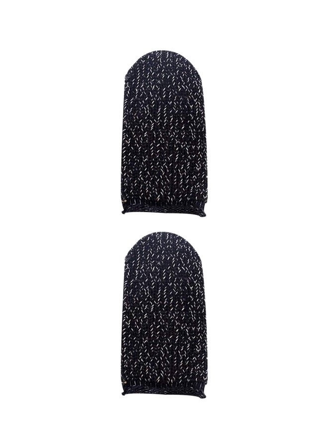 Just in Case Set Of 2 Mobile Game Controller Finger Sleeve Black  - Image 1